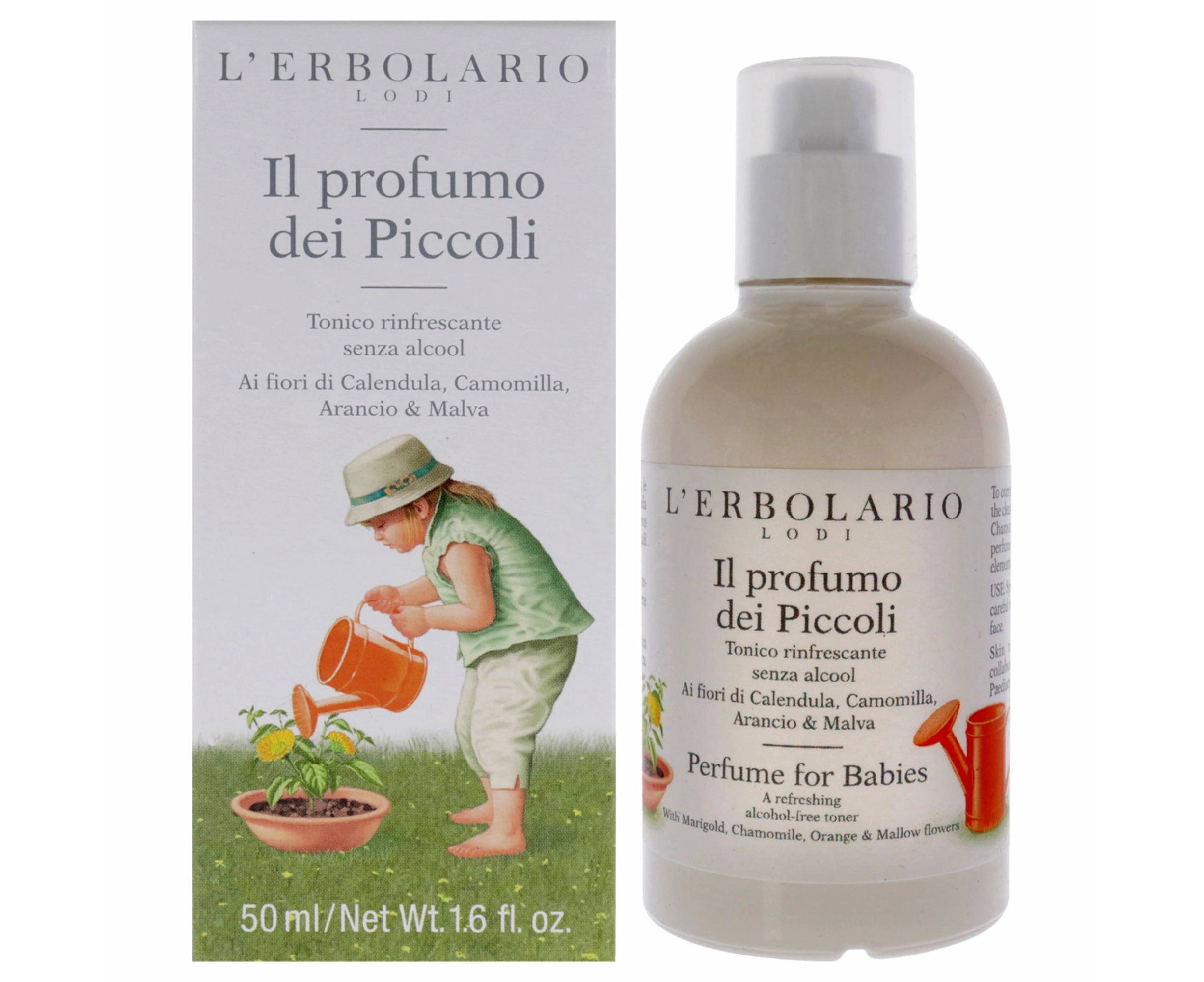 Perfume for Babies by LErbolario for Kids - 1.6 oz Toner