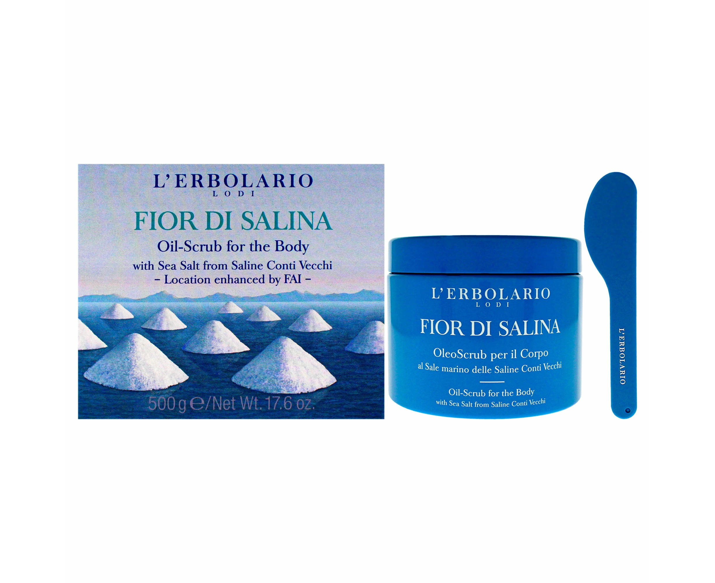 Fior di Salina Oil-Scrub by LErbolario for Unisex - 17.6 oz Scrub