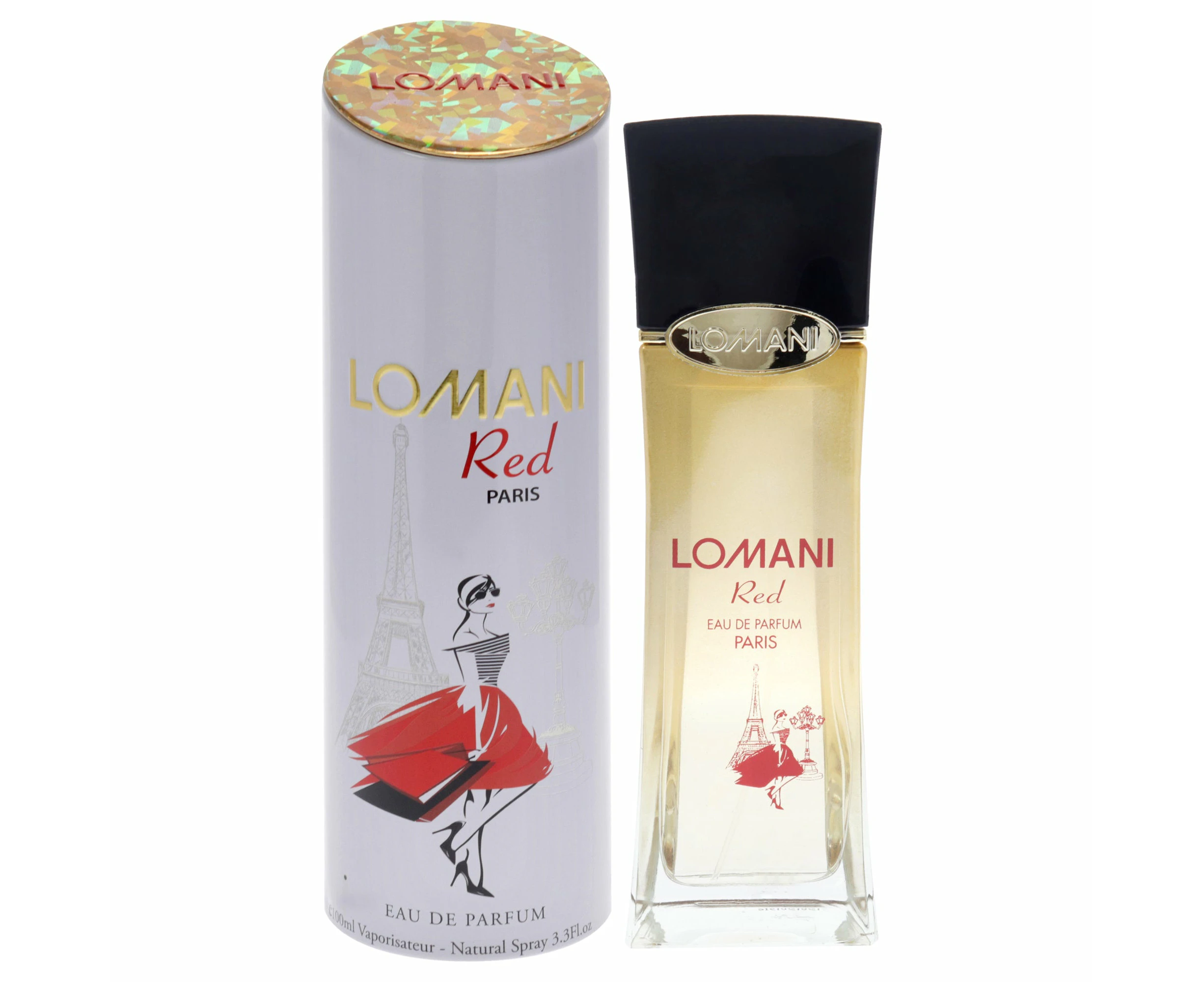 Red by Lomani for Women - 3.3 oz EDP Spray