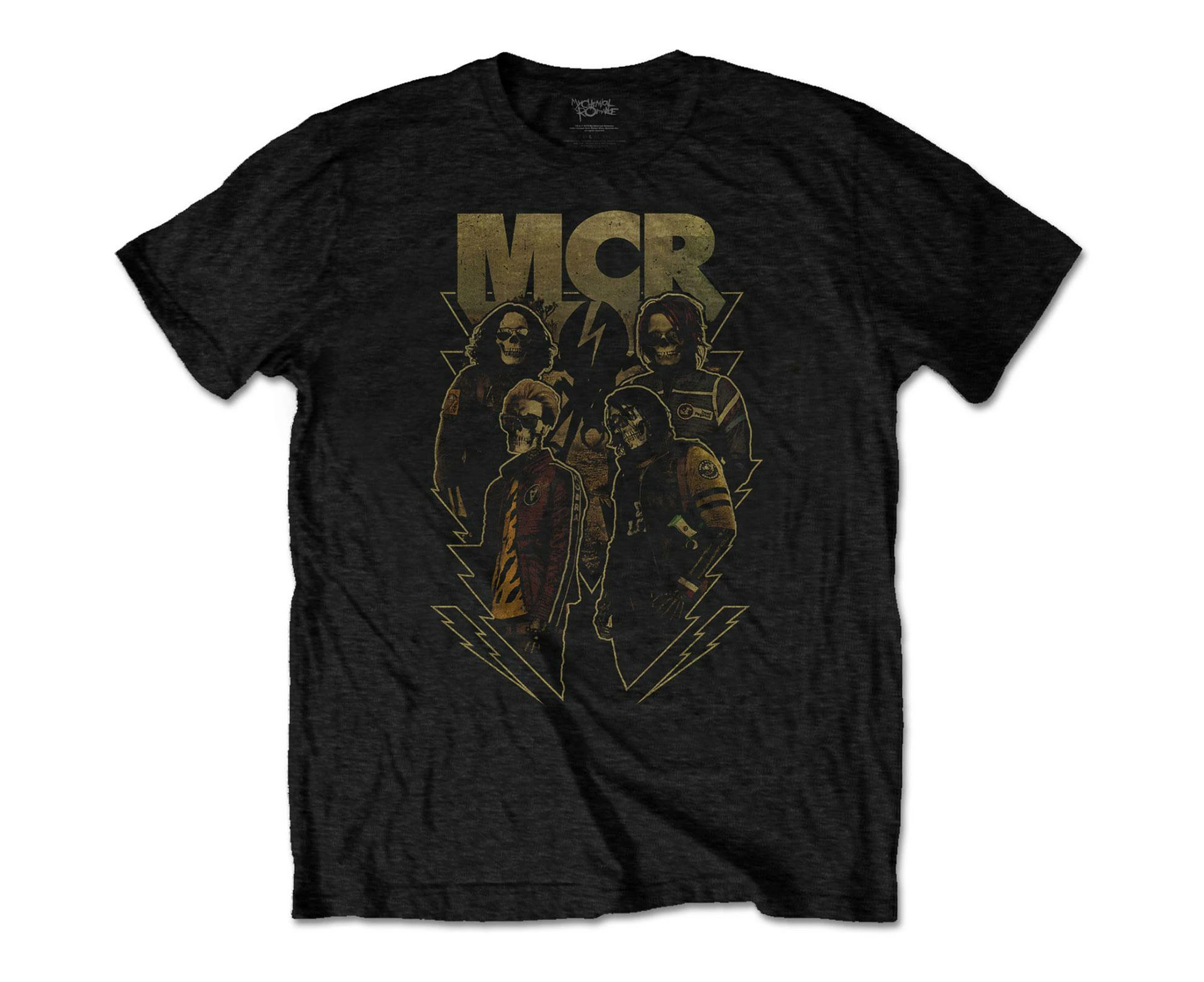 My Chemical Romance Unisex Adult Appetite For Danger T-Shirt (Black) - RO3606