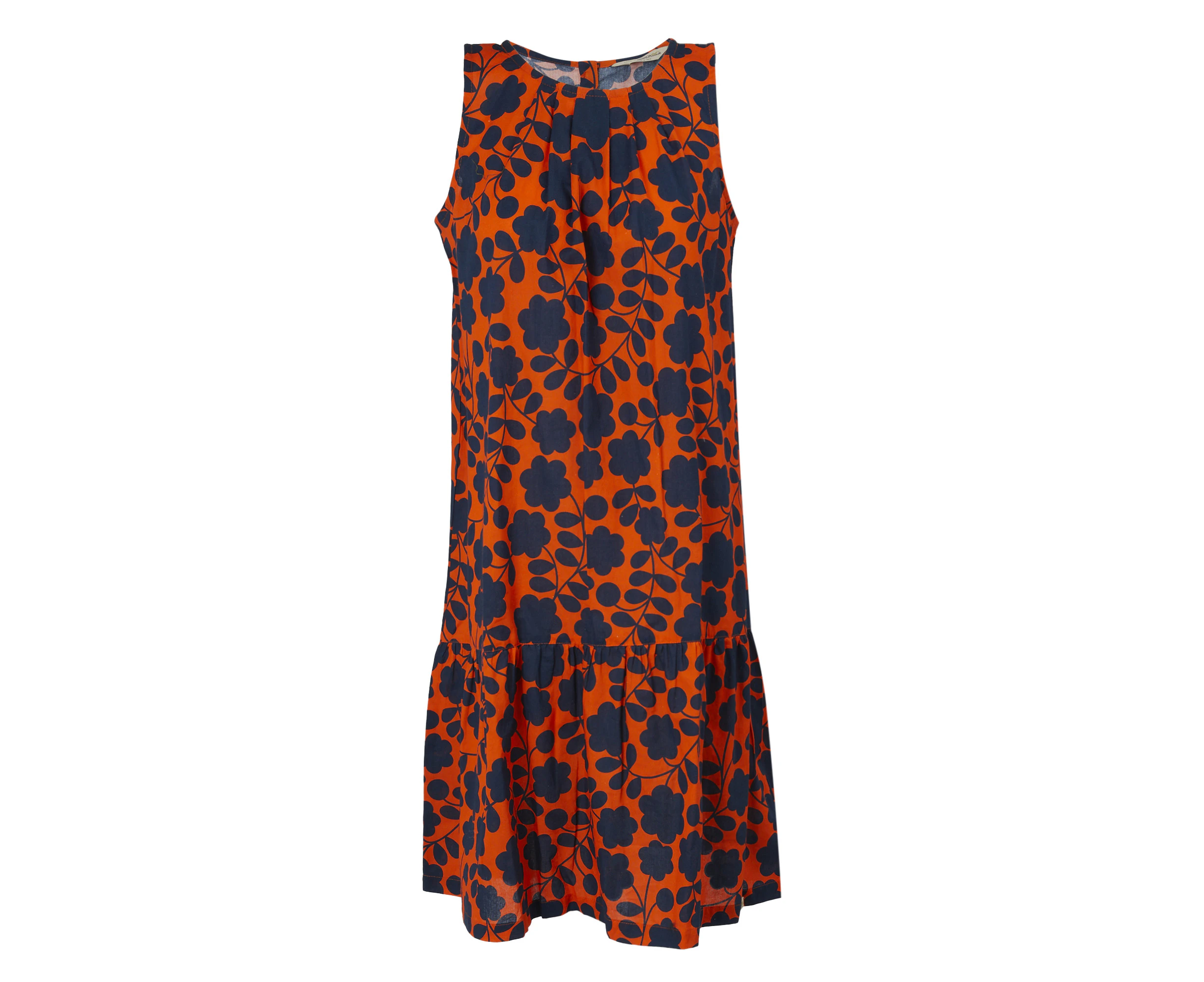 Regatta Womens Orla Kiely Passion Flower Midi Dress (Orange) - RG9809