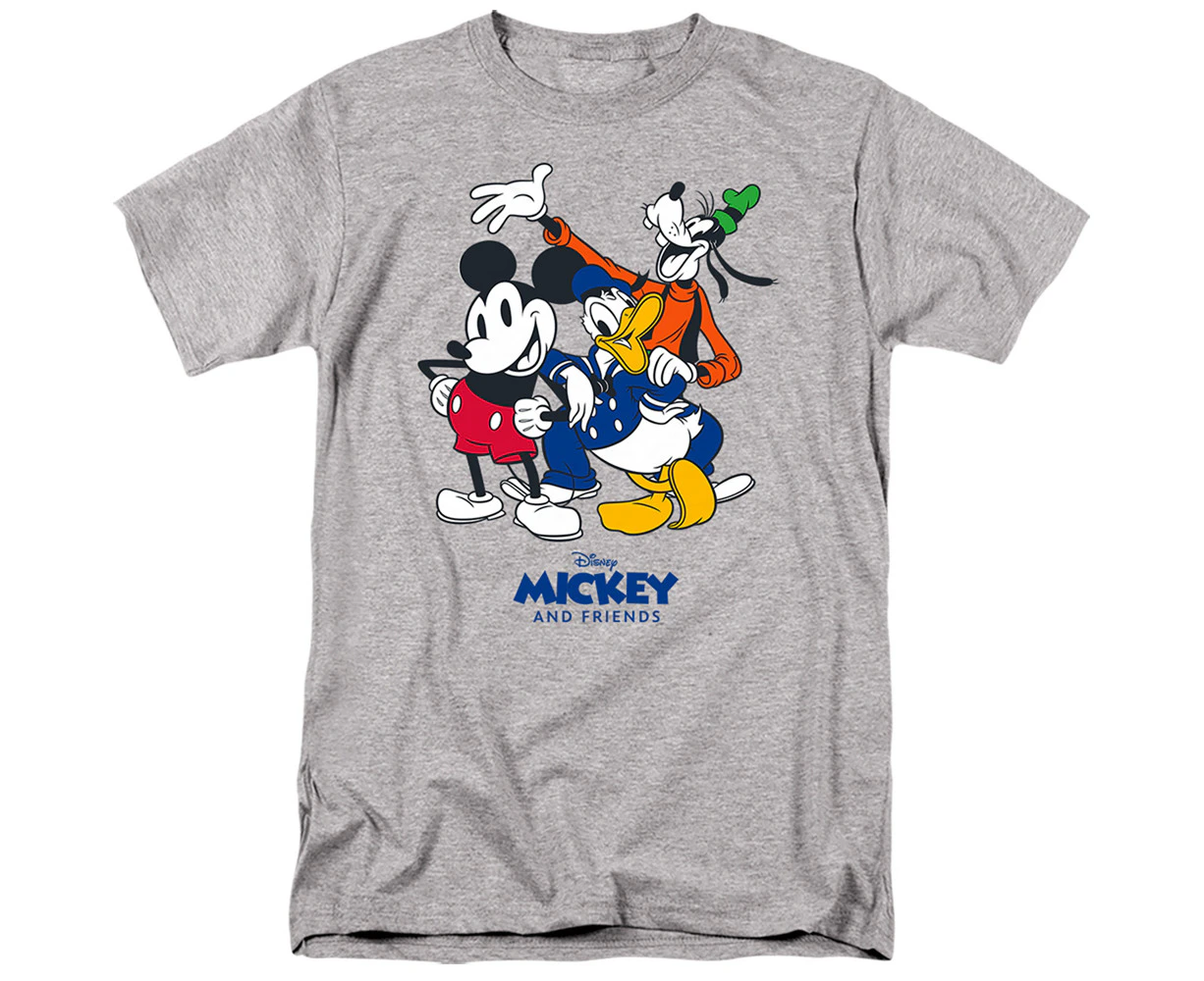 Mickey Mouse & Friends Mens Originals T-Shirt (Sports Grey Heather) - TV2327