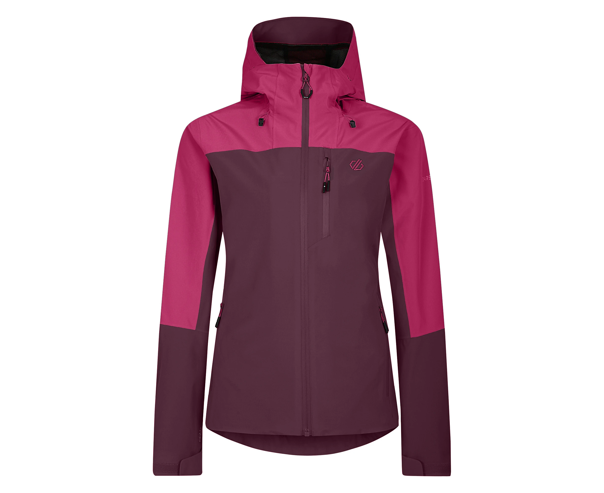 Dare 2B Womens Mountain Series Waterproof Jacket (Fig/Berry Pink) - RG10442