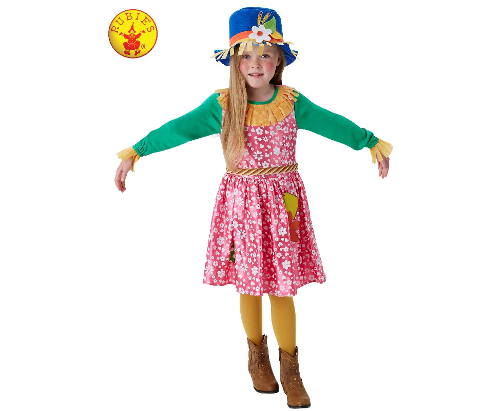 Rubie's Mrs Scarecrow Childrens Jumpsuit Costume Size 5-6Yrs