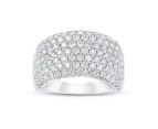 Bevilles Dress Ring with 2.00ct of Laboratory Grown Diamonds in 9ct White Gold