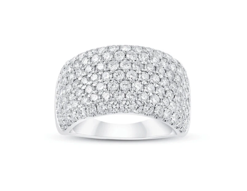 Bevilles Dress Ring with 2.00ct of Laboratory Grown Diamonds in 9ct White Gold