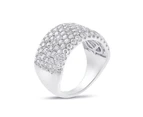 Bevilles Dress Ring with 2.00ct of Laboratory Grown Diamonds in 9ct White Gold