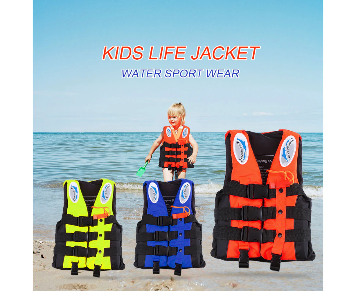 Child Life Vest Aid Jacket Whistle Swimming Life Jacket For Drifting Boating Survival Safety Jacket Water Sport Wear