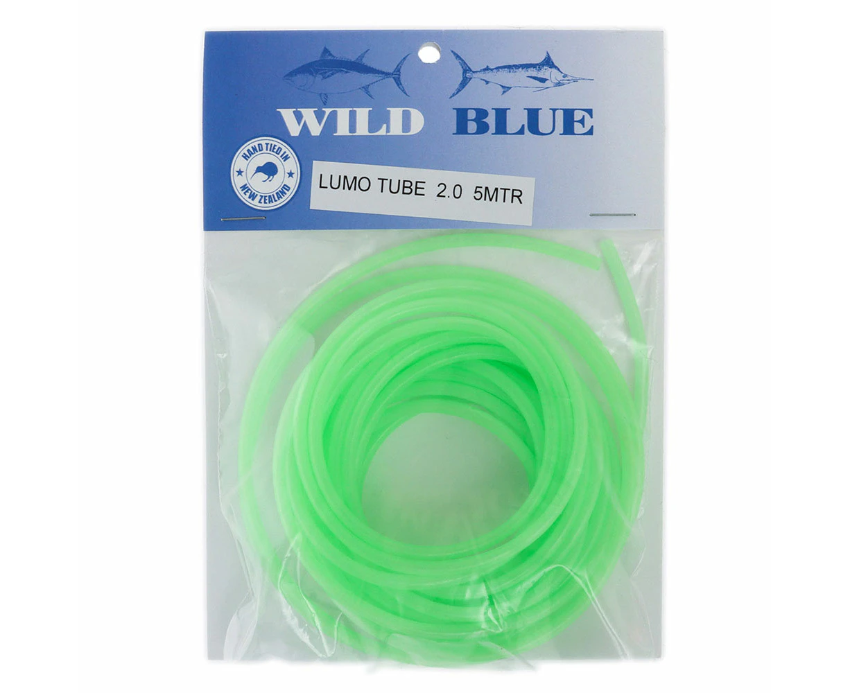 Wild Blue Tackle Lumo Tube Green 5m 2mm