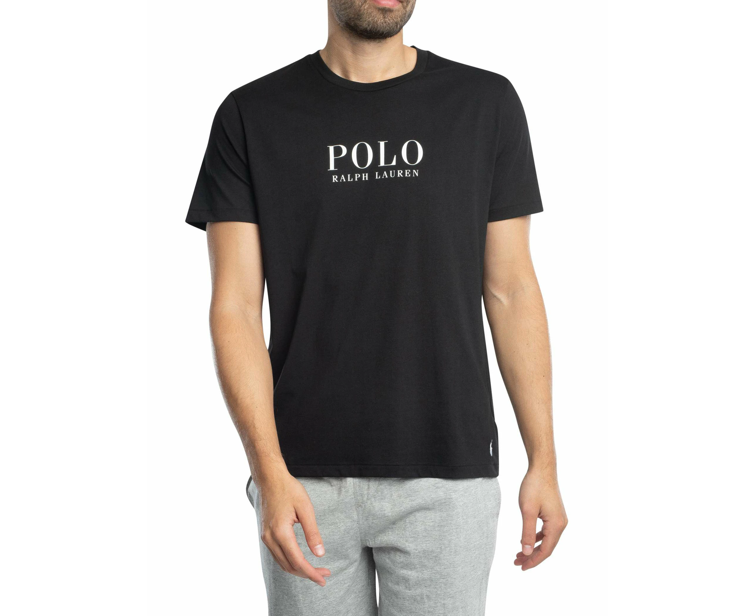 Polo Ralph Lauren Men's Lounge Logo Cotton Jersey T-Shirt - Black