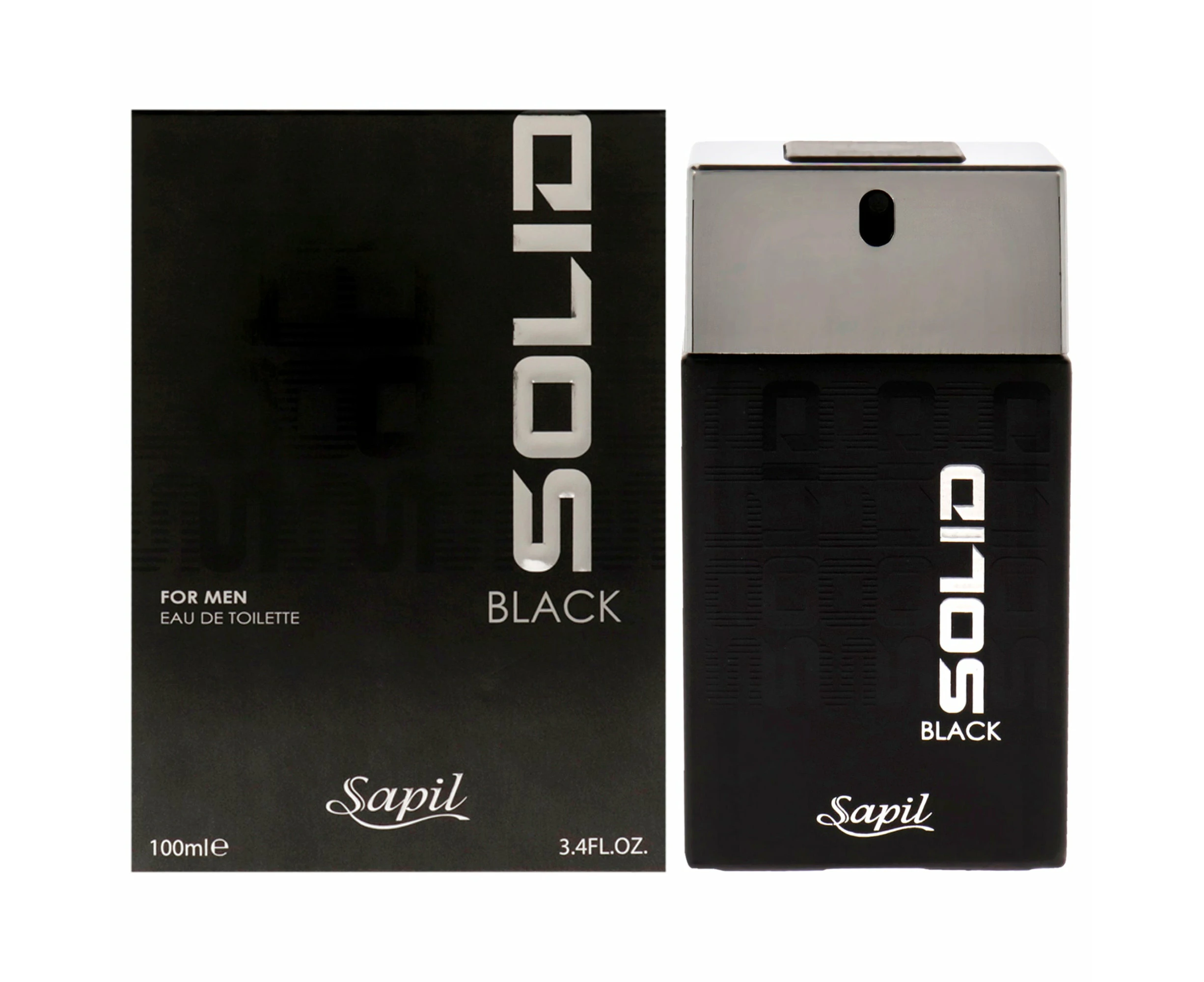 Solid Black by Sapil for Men - 3.4 oz EDT Spray