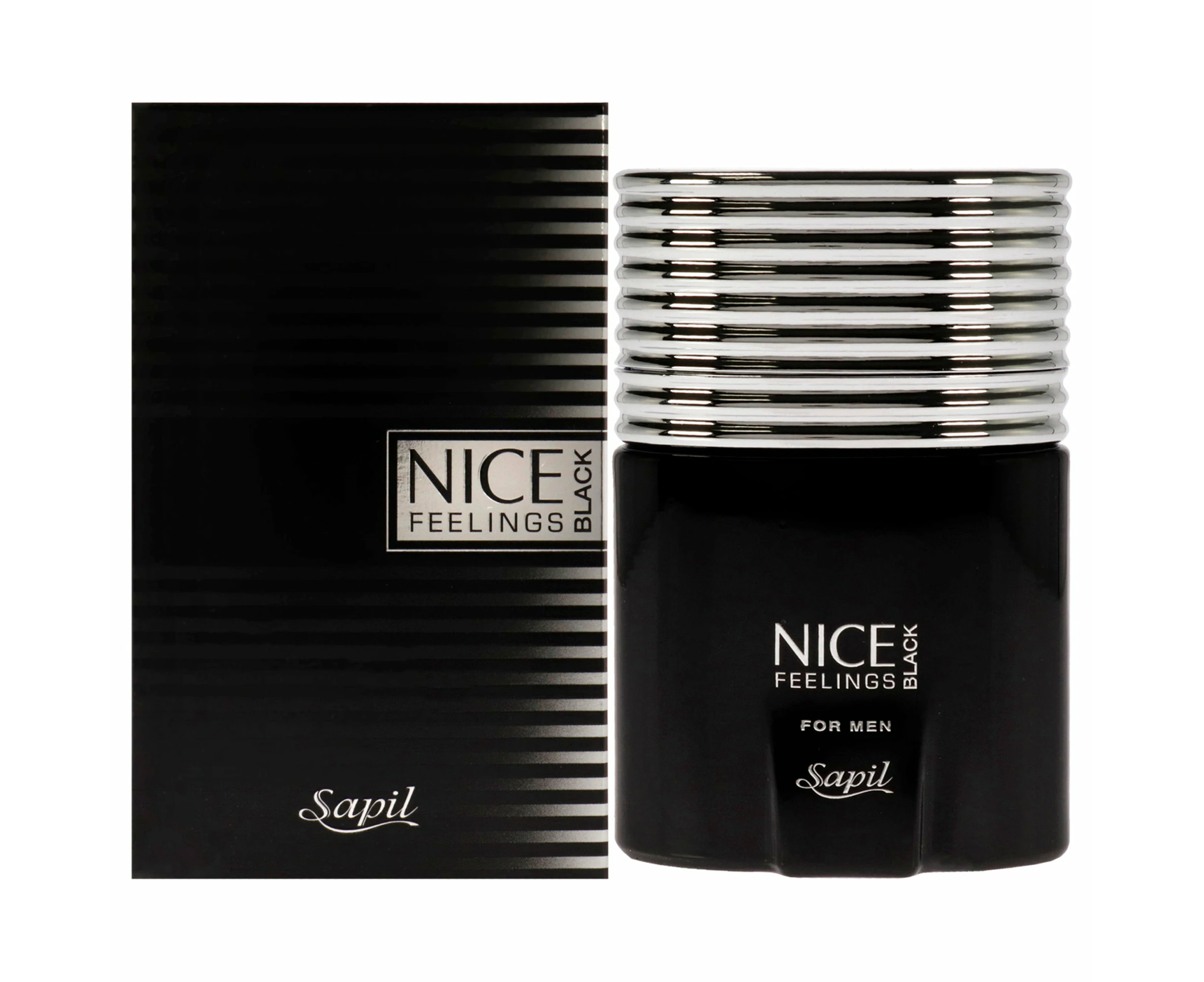 Nice Feelings Black by Sapil for Men - 2.5 oz EDT Spray