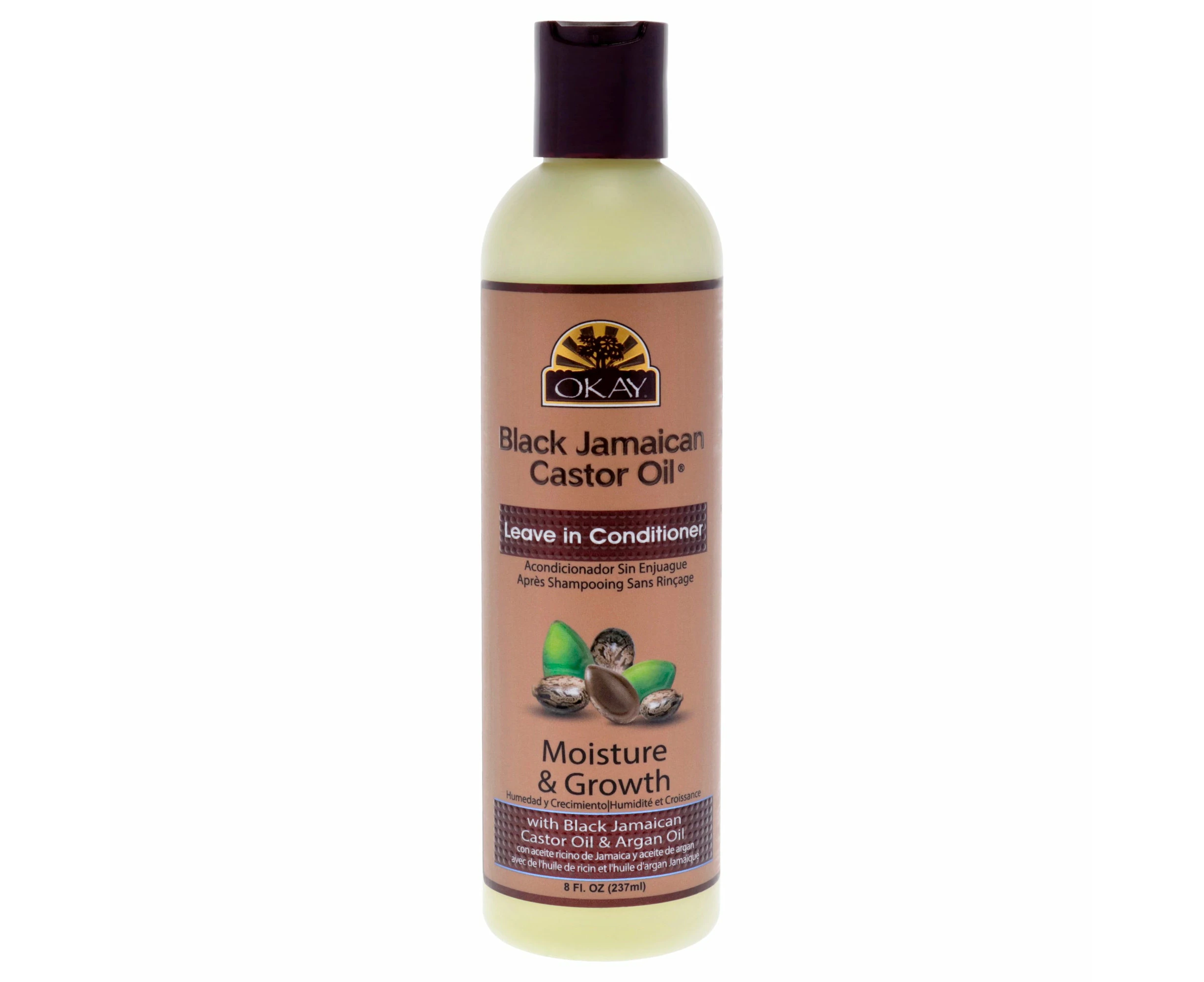 Black Jamaican Castor Oil Leave In Conditioner by Okay for Unisex - 8 oz Leave In Conditioner