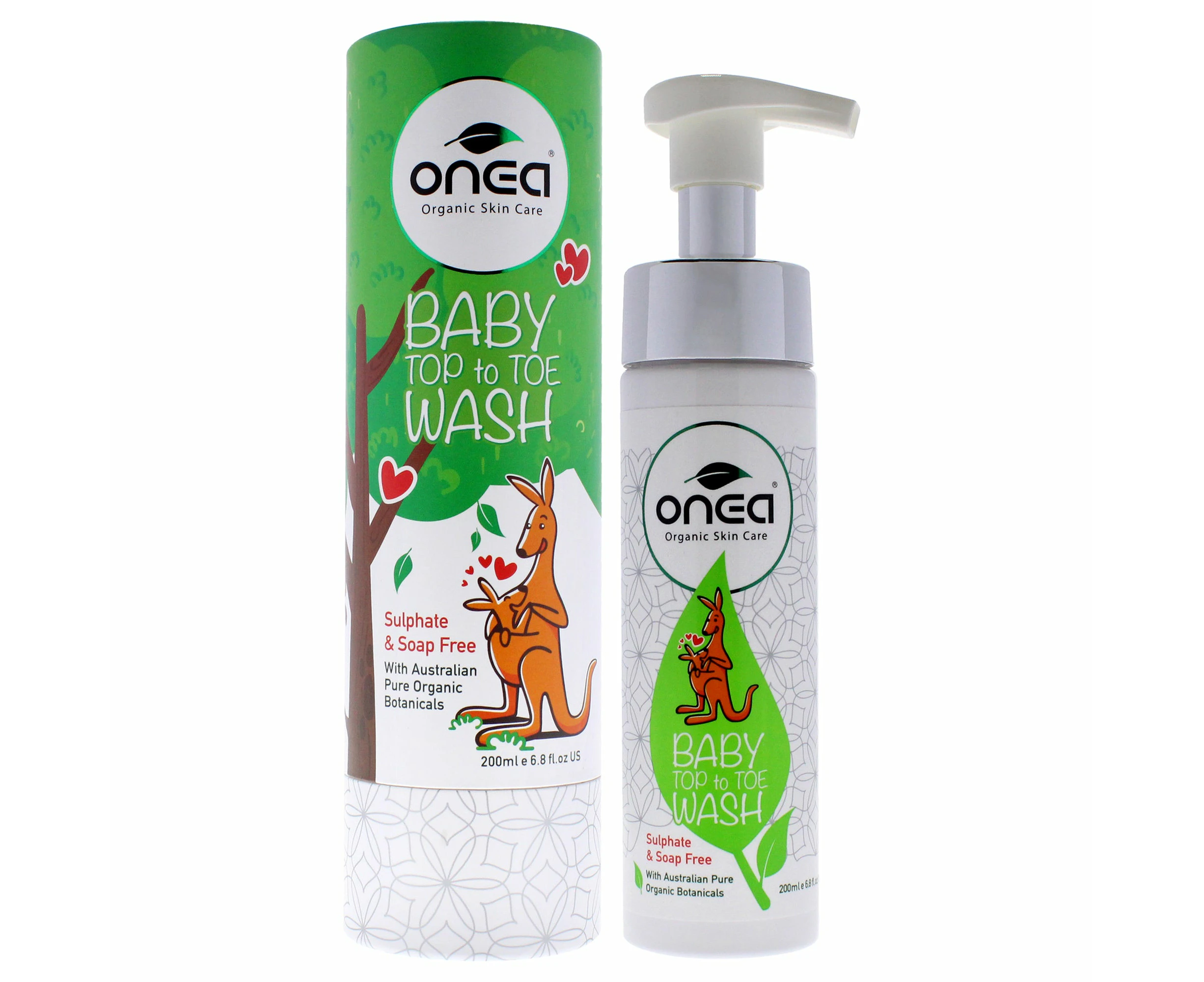 Baby Top to Toe Wash by ONEA for Kids - 6.8 oz Body Wash