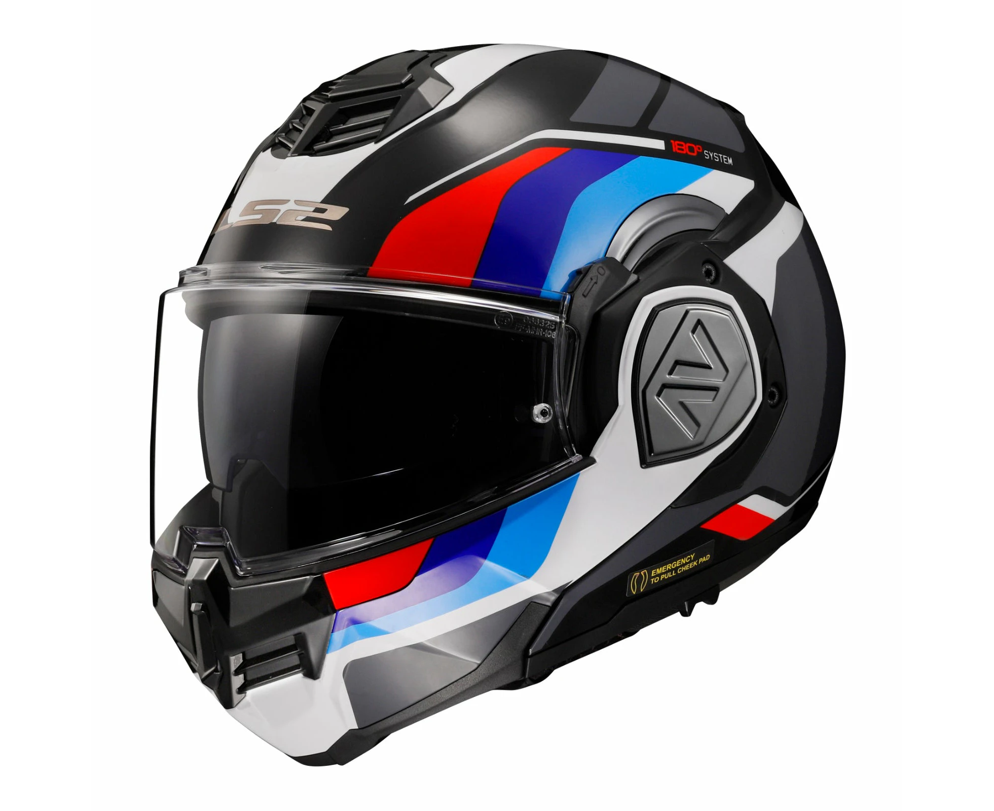 LS2 FF906 Advant Sport Helmet - Black / Blue / Red 06