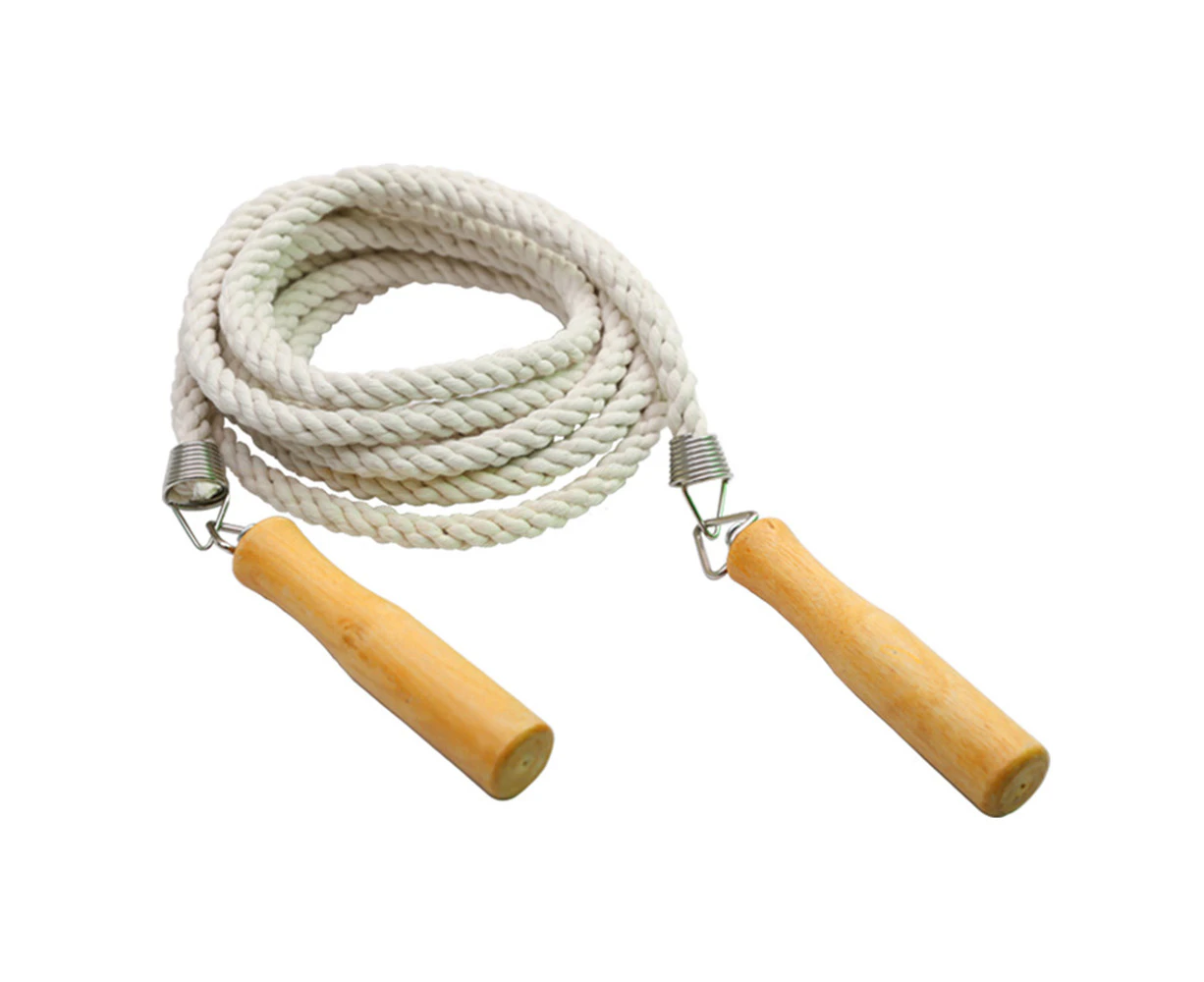 Group Skipping Rope Wooden Handle Jump Rope Durable Cotton Fitness Tool Multi-Person Outdoor Activity Equipment,Long Jump Rope With Wooden Handle For Kids