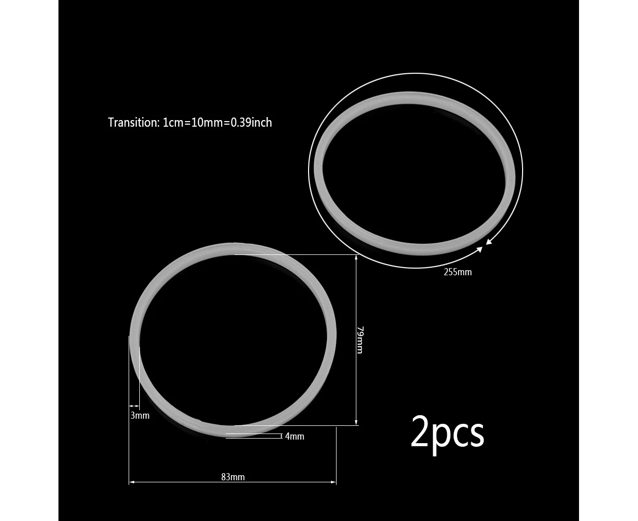 2-pack, juicer knife holder gasket