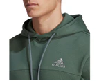 Adidas Mens Hoodie And Trackies Stadium Badge Of Sport Green Tracksuit Set Fleece