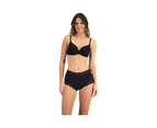 10 x Womens Jockey Parisienne Bamboo Full Brief Underwear Black