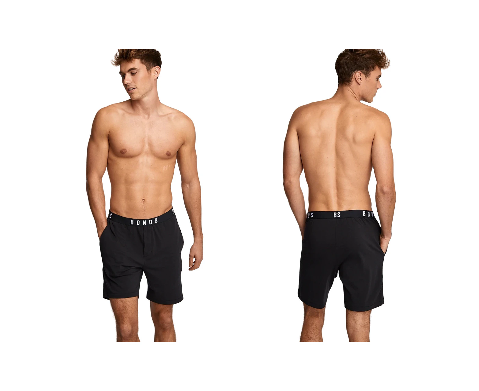 Bonds Mens Comfy Livin Jersey Everyday Short Cotton Black Shorts Cotton