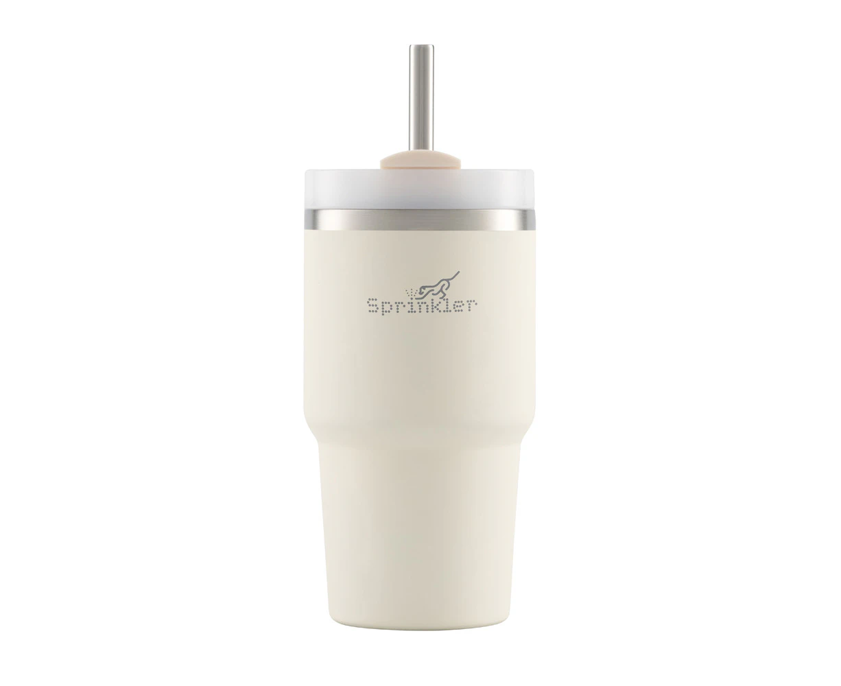 Sprinkler Coco Stainless Steel Insulated Smoothie Tumbler 550ml Sand Dune