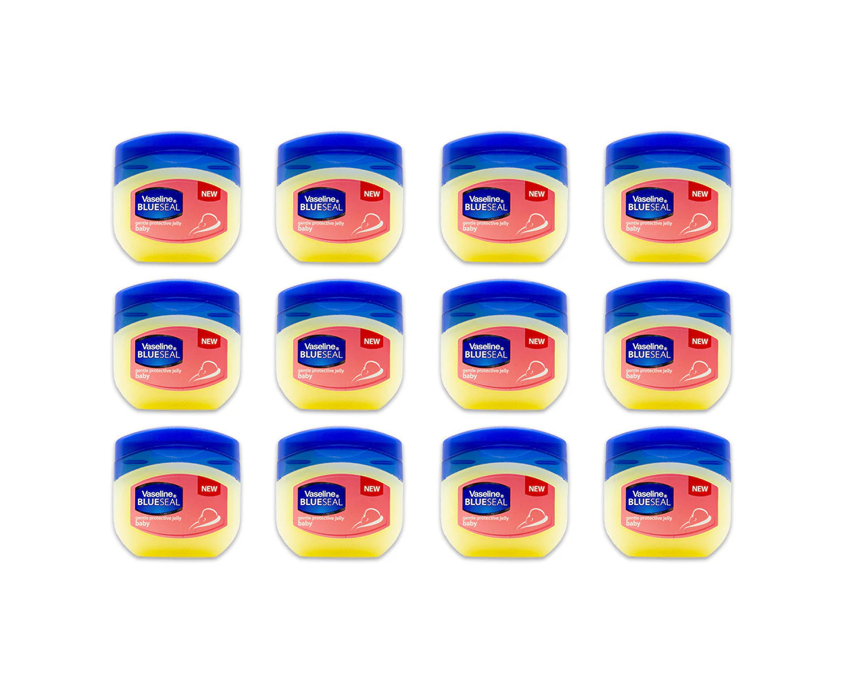 12x Vaseline Blue Seal 50ml Baby Gentle Protective Petroleum Jelly Moisturiser