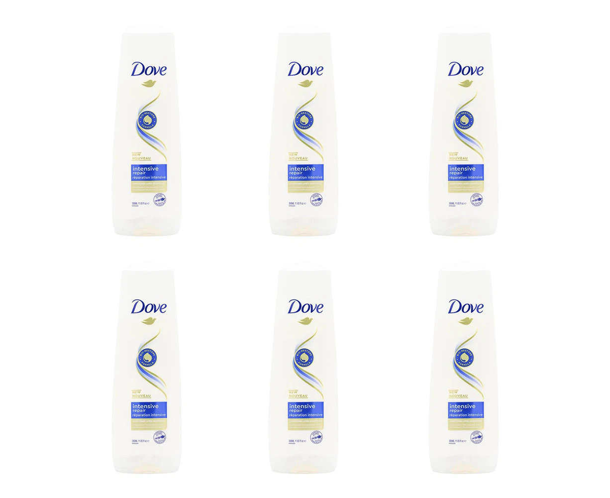 6x Dove Ultra Care 350ml Intensive Repair Conditioner Treatment For Damaged Hair