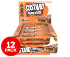 12 x Muscle Nation Custard Protein Bar Choc Peanut Butter 60g