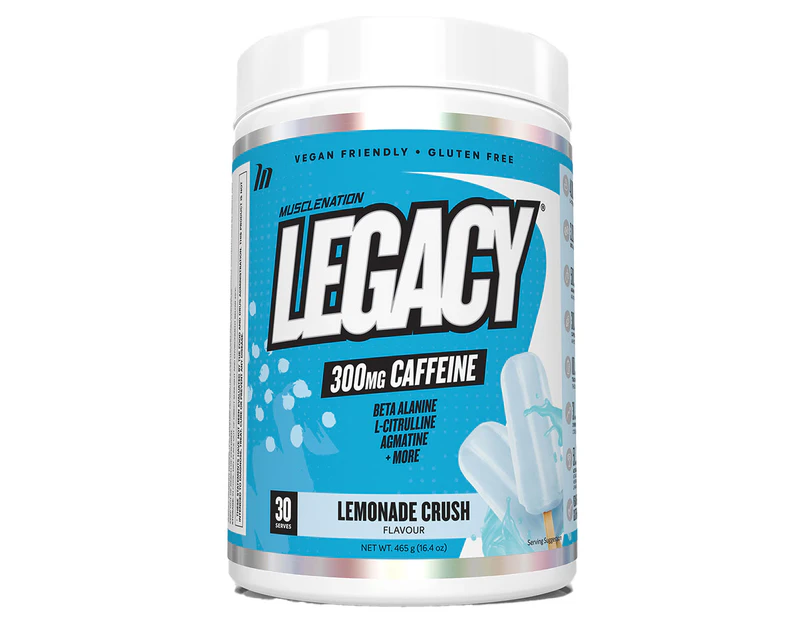 Muscle Nation Legacy Pre-Workout Lemonade Crush 465g / 30 Serves