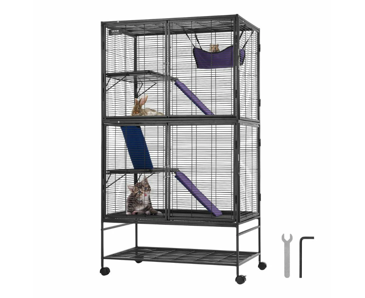 Hansona Ultimate 4-Tier Small Animal Cage for Ferrets