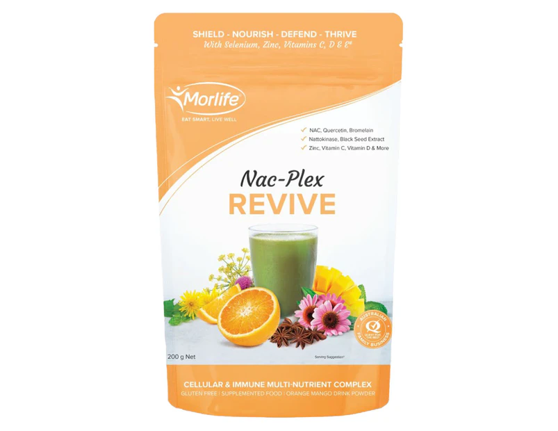 Morlife Nac-Plex Revive Powder Orange & Mango 200g