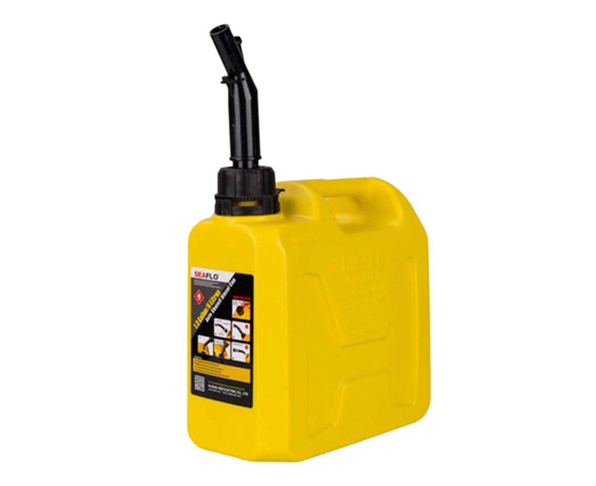 Seaflo Auto Shut-Off Diesel Tank 5L Yellow