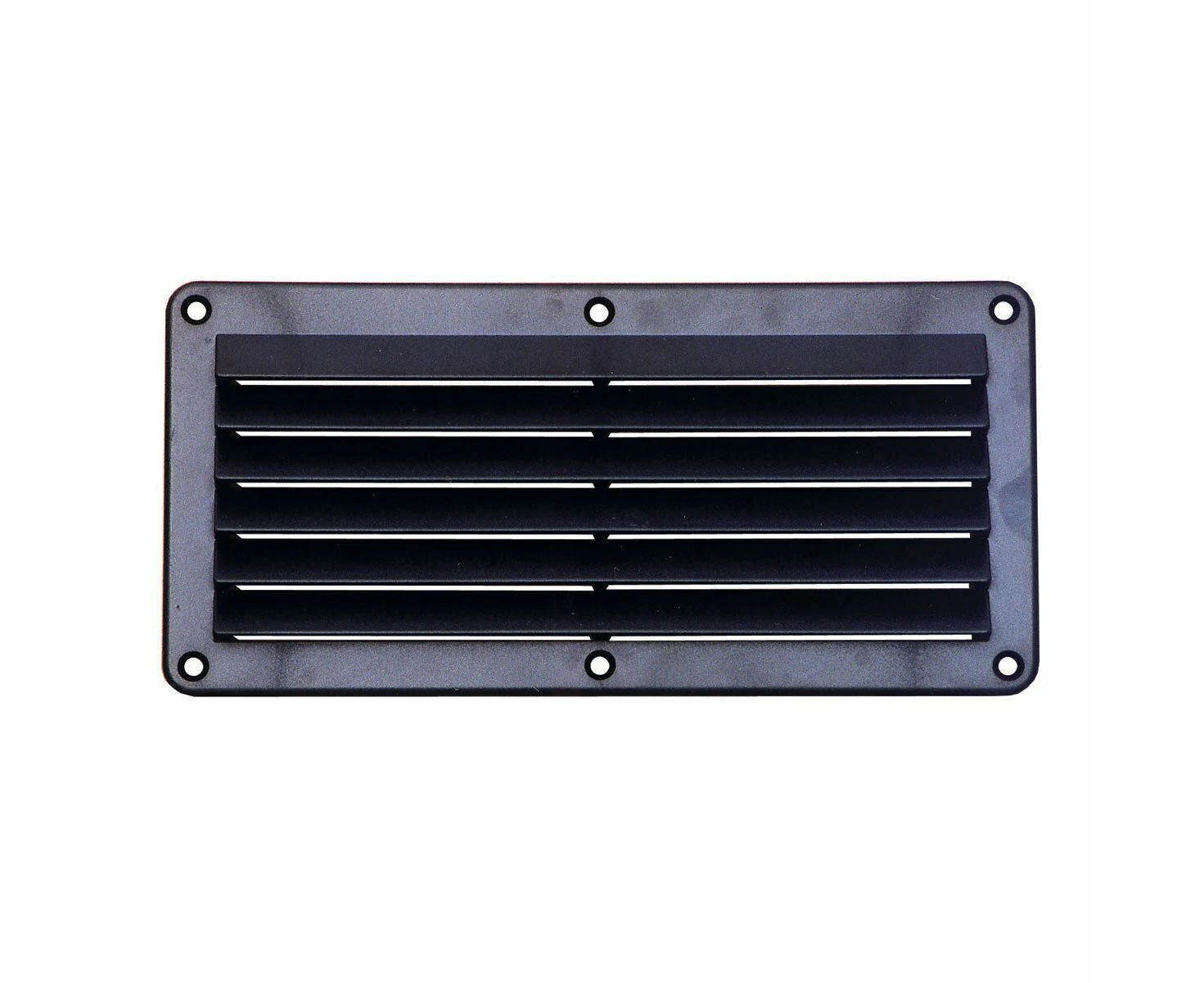 Louvre Vent Plastic Black 258mm x 125mm