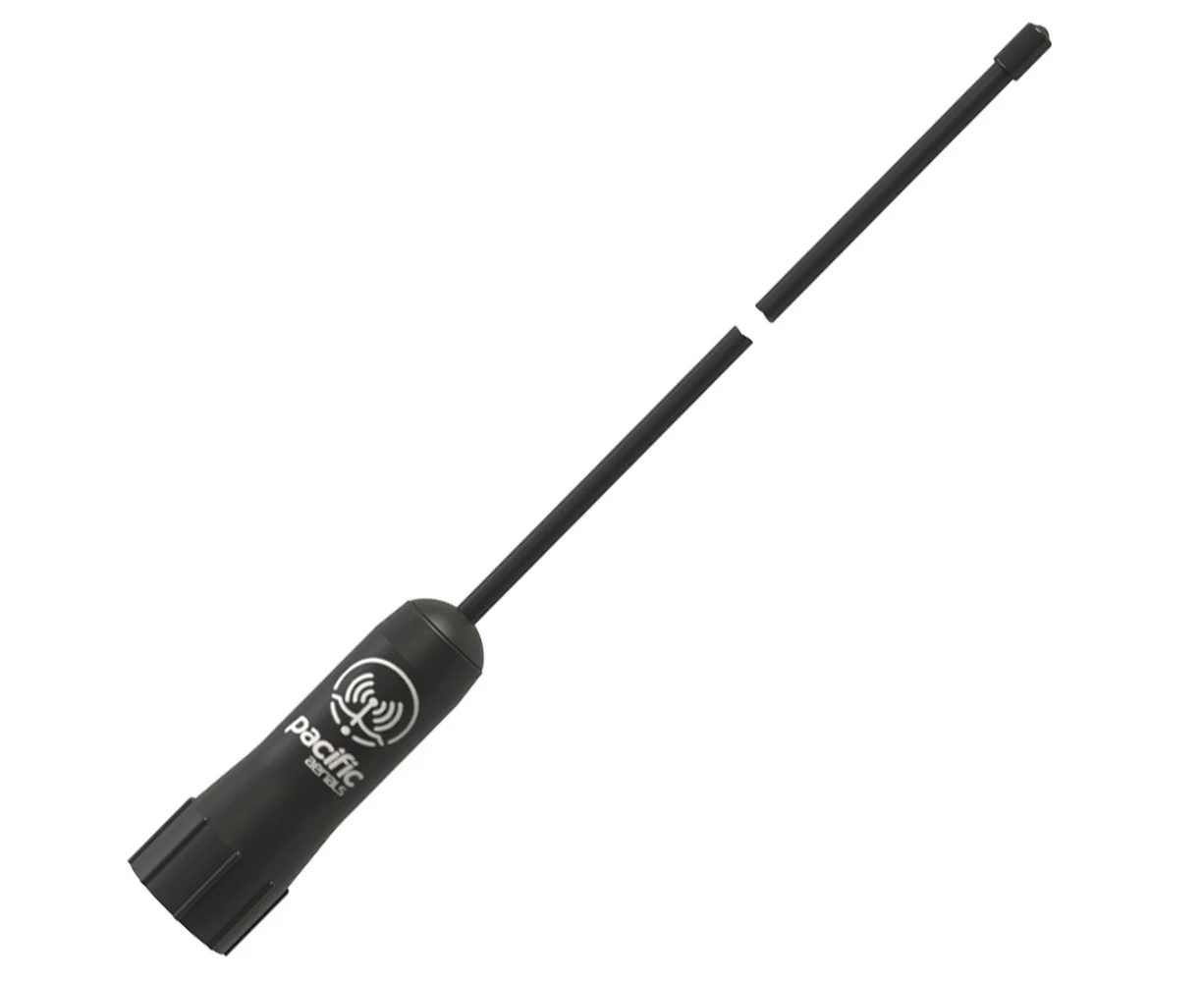 Pacific Aerials SeaMaster Pro Heliflex VHF Antenna 0.45m Black