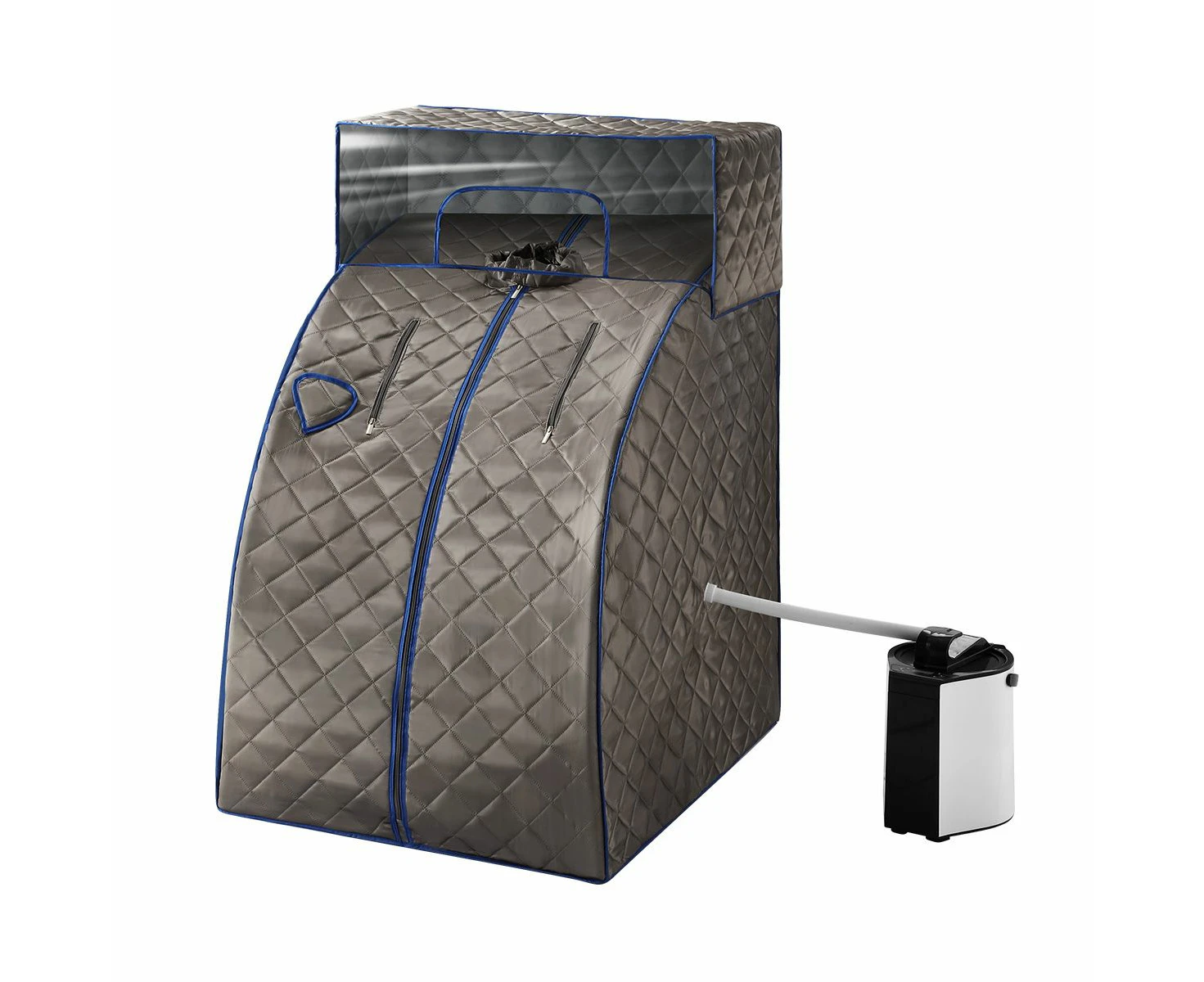 Portable Steam Sauna Therapeutic Home Sauna Full Body Spa Set with Steam Pot, Portable Chair & Remote Control