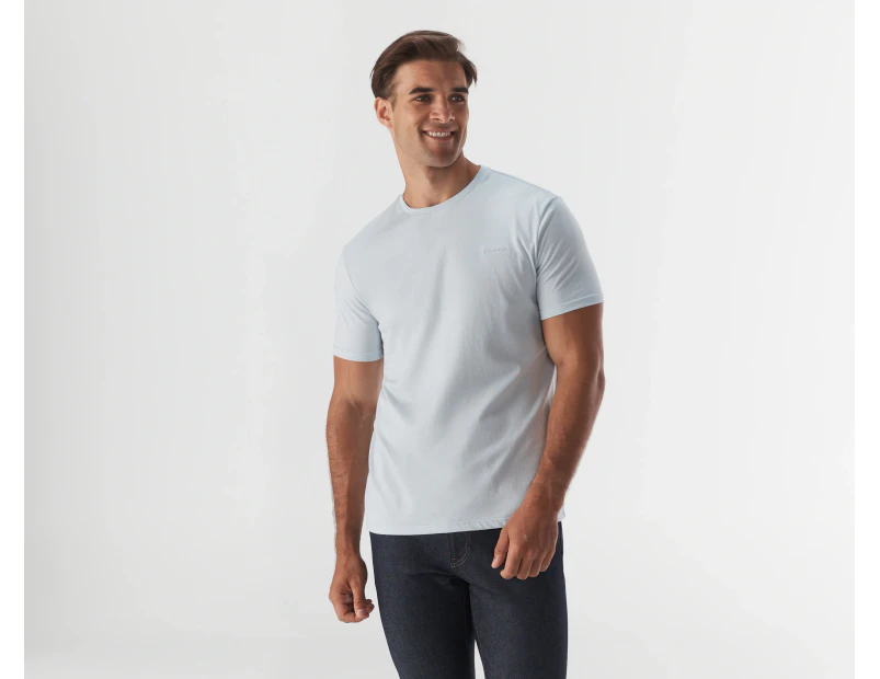 Calvin Klein Men's Solid Liquid Touch Crewneck Tee / T-Shirt / Tshirt - Plein Air