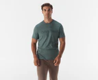 Calvin Klein Men's Travelling Logo Crewneck Tee / T-Shirt / Tshirt - Dark Forest