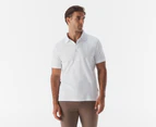 Calvin Klein Men's Solid Liquid Touch Polo Shirt - Brilliant White