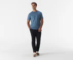 Calvin Klein Men's Solid Liquid Touch Crewneck Tee / T-Shirt / Tshirt - Coronet Blue