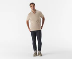 Calvin Klein Men's Solid Liquid Touch Polo Shirt - White Pepper