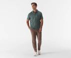 Calvin Klein Men's Solid Liquid Touch Polo Shirt - Dark Forest