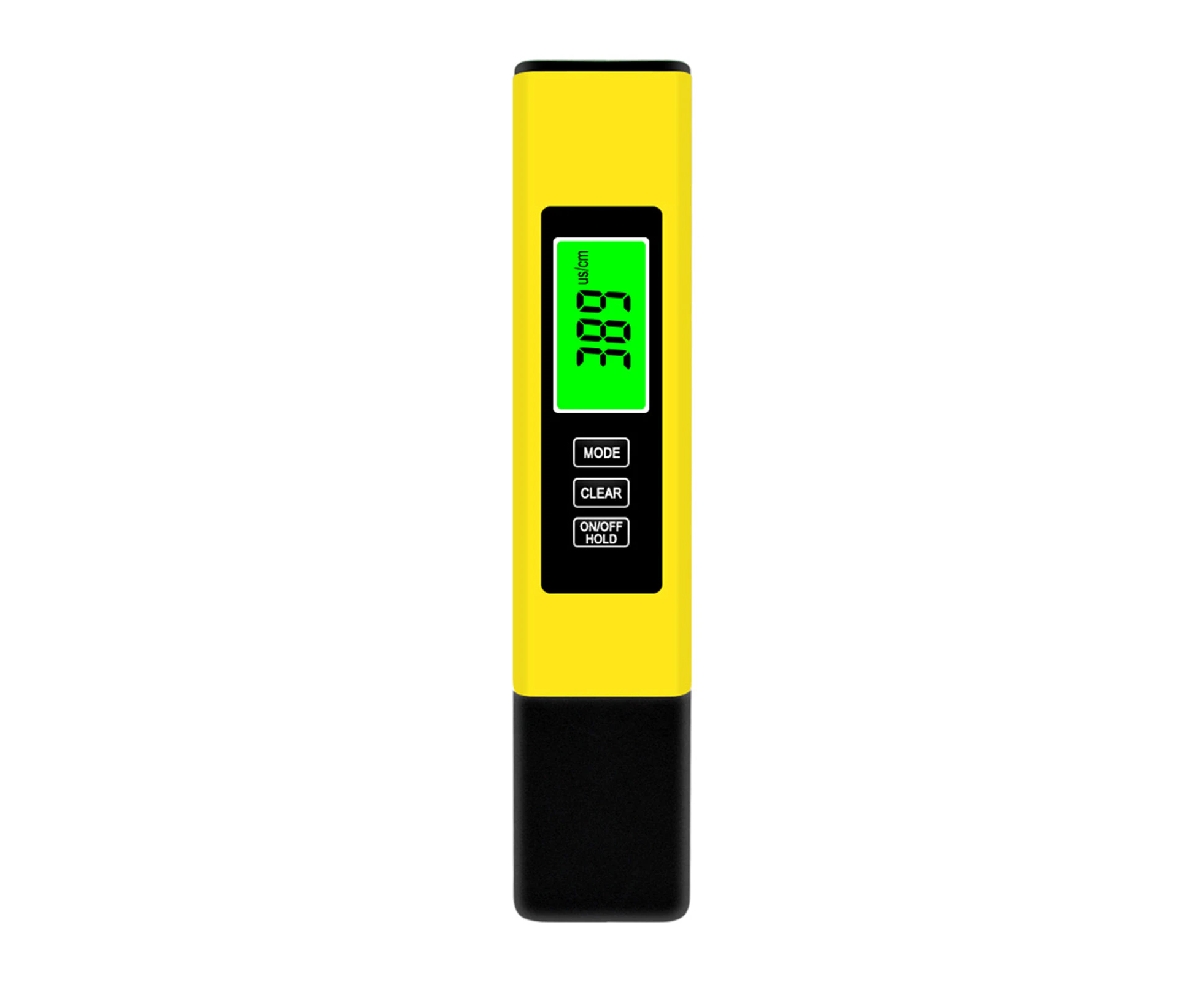 3 in 1 Water Quality Tester Water Quality Analyzer TDS/EC/Temperature Meter Data Hold Backlight Display Tester Yellow