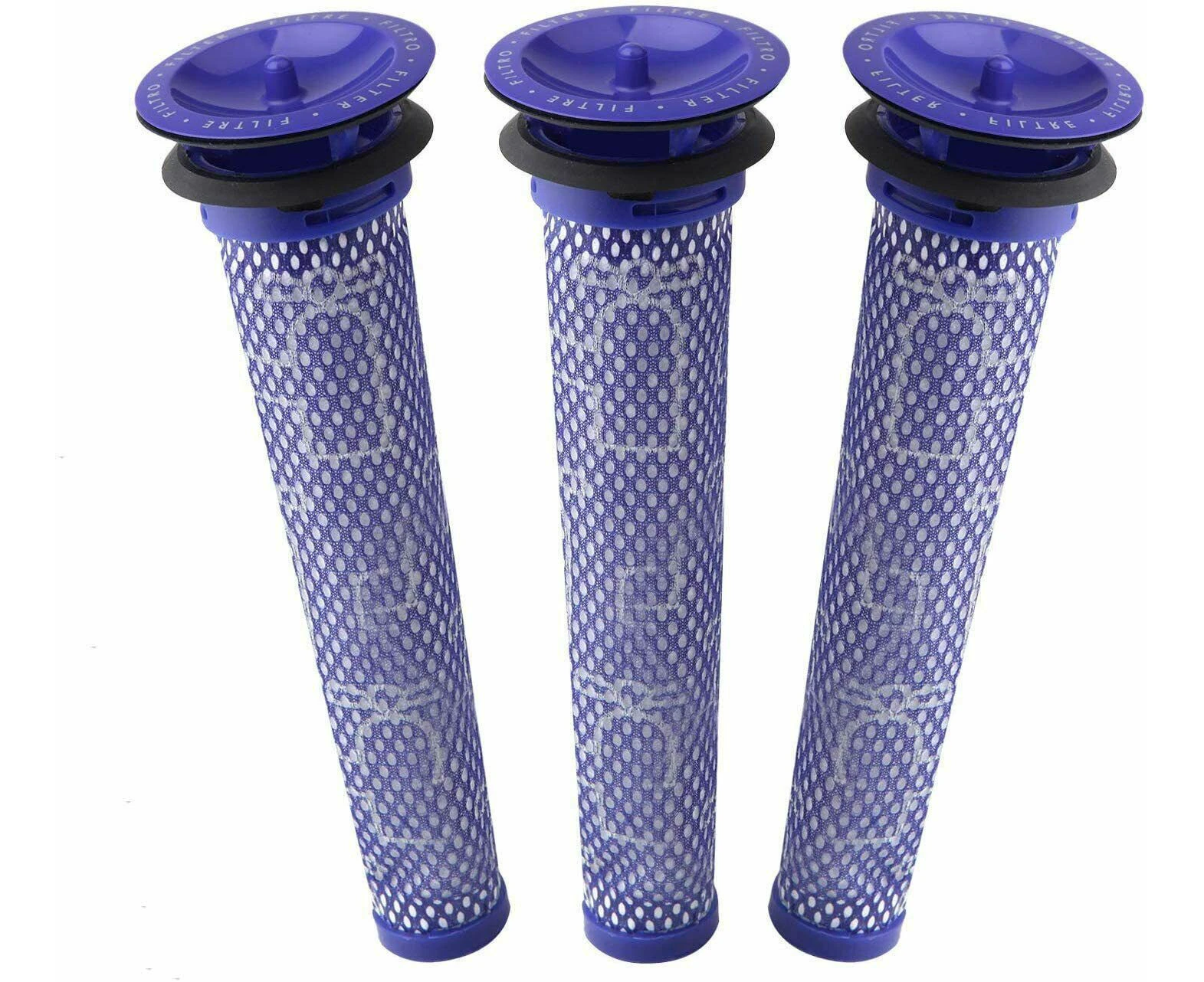 3 x Filters for DYSON V6, V7, V8, DC58, DC59, DC61, DC62 stickvac