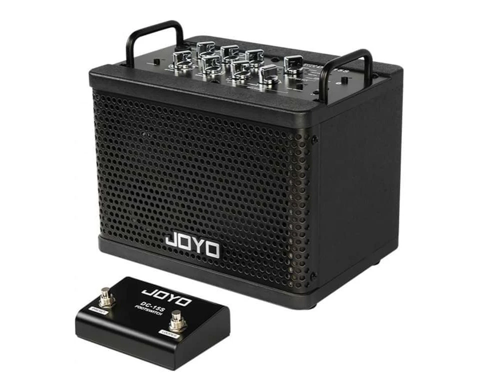 JOYO DC-15S Battery Powered Guitar Amplifier with Multi-Effects Looper BT Switch