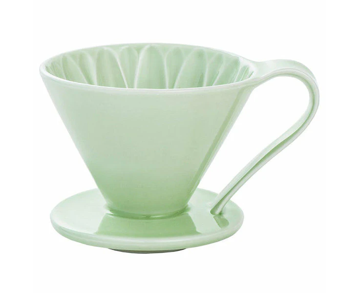 Cafec Flower Dripper - 1 Cup / Green