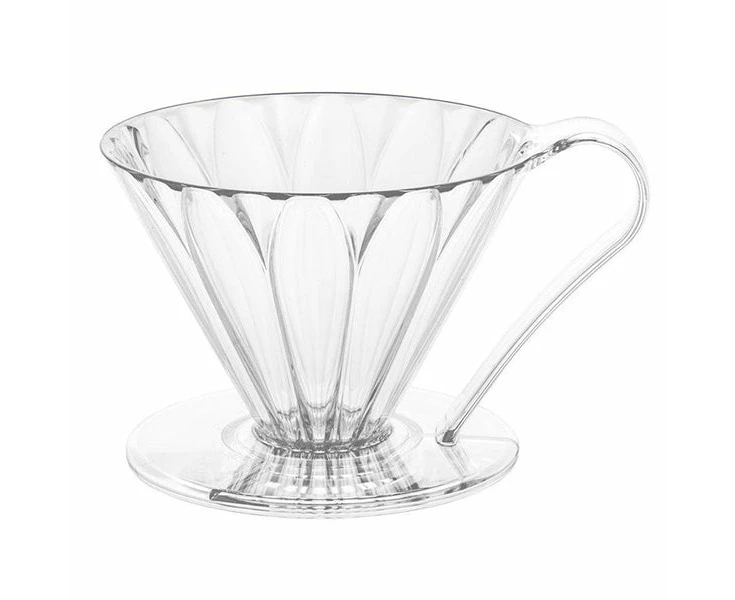 Cafec Flower Dripper - 2 Cup / Clear - Plastic