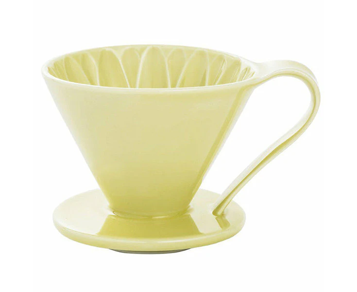 Cafec Flower Dripper - 2 Cup / Yellow