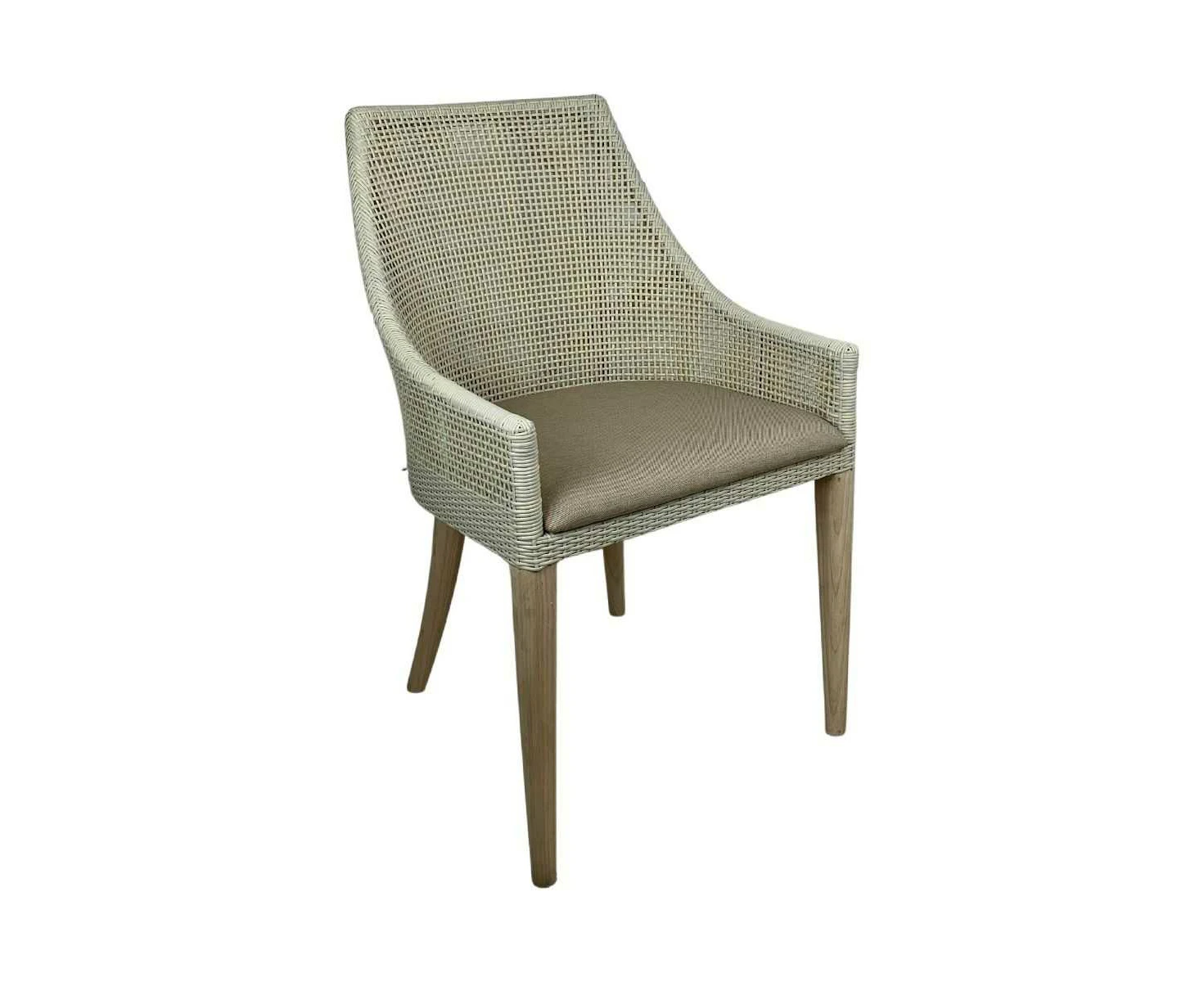 CR Tennessee Timber Framed Synthetic Rattan Outdoor Chair