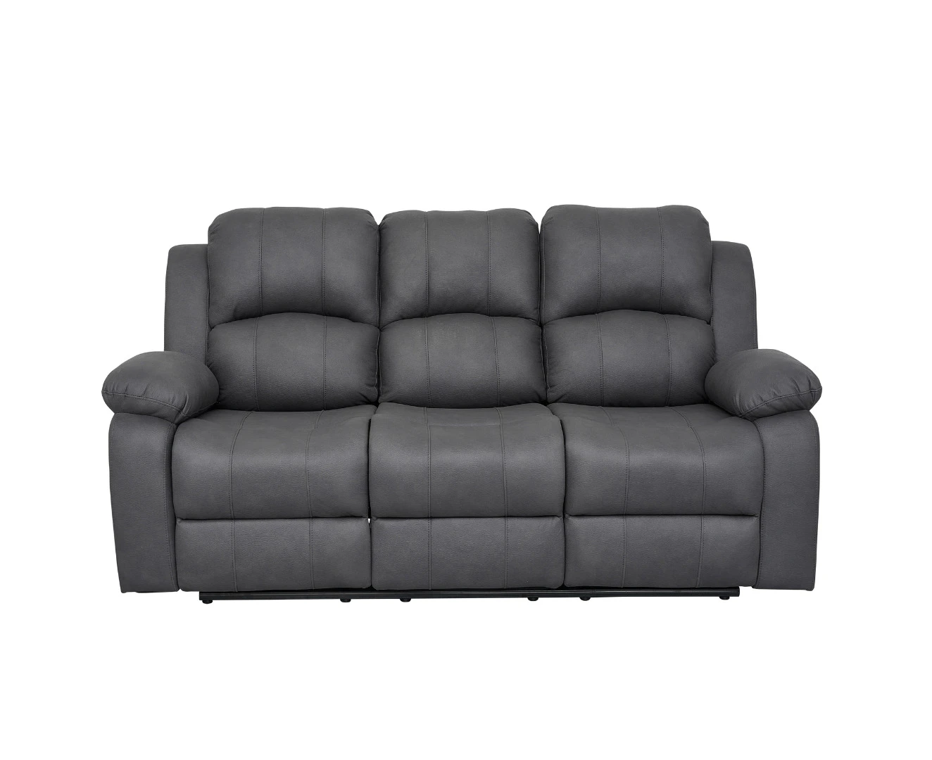 BT Valor Fabric Upholstered 3 Seater Manual Recliner Lounge