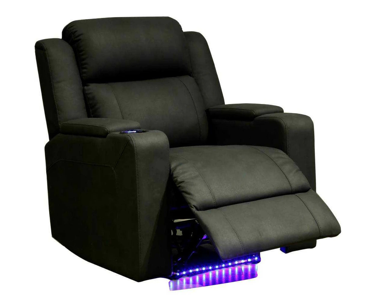 VI Academy Fabric Upholstered Single Seater Electric Recliner Lounge